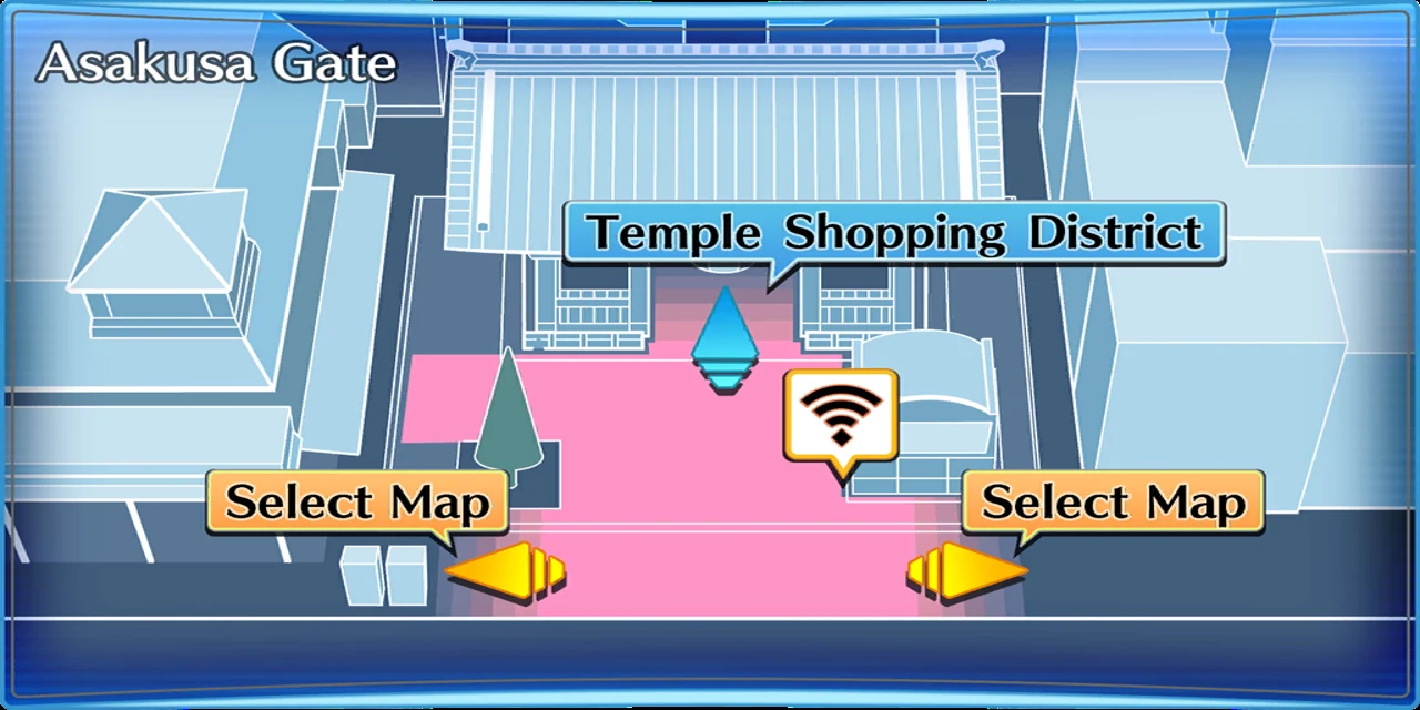 Asakusa area 1 map