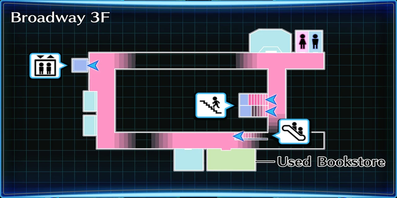 Nakano area 3 map