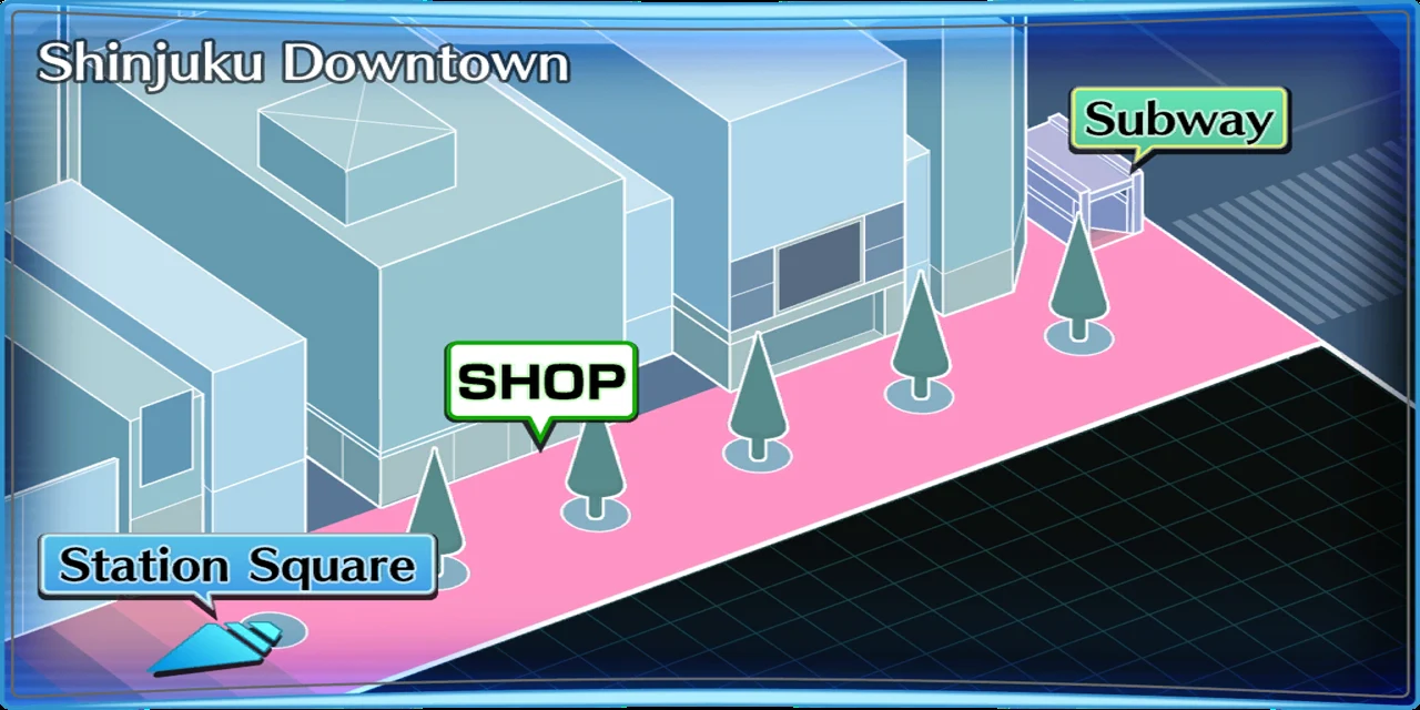 Shinjuku area 2 map