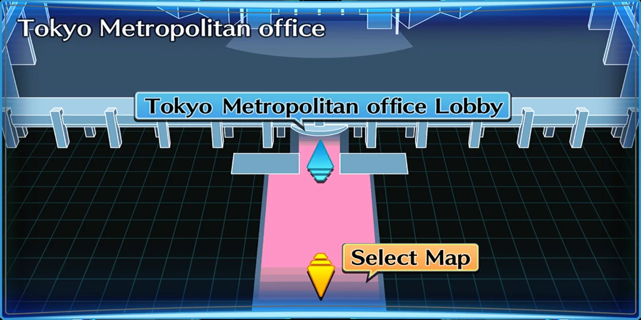 Tokyo Metropolitan Office area 1 map