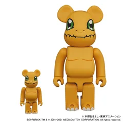 Digimon BE@RBRICK アグモン 100% & 400% Product Photo