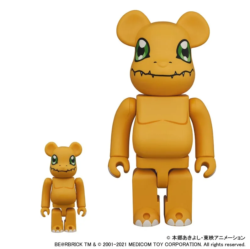Digimon BE@RBRICK アグモン 100% & 400% Product Photo