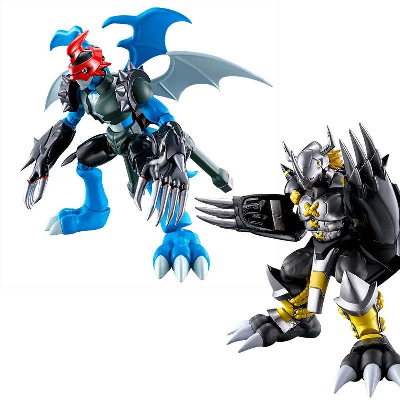 Digimon SHODO デジモン パイルドラモン&ブラックウォーグレイモン Product Photo