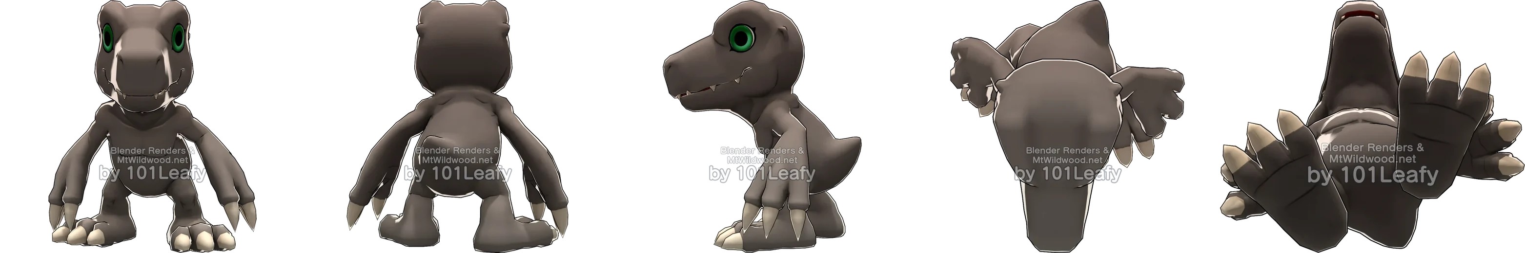 Agumon (Black) front