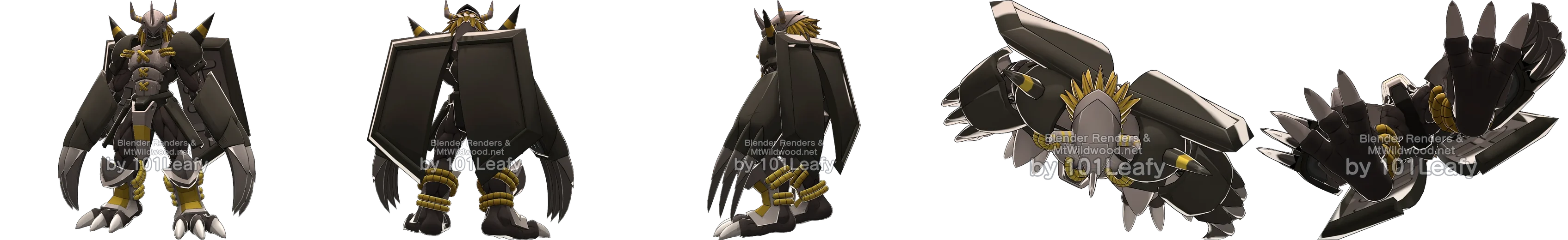 BlackWarGreymon front