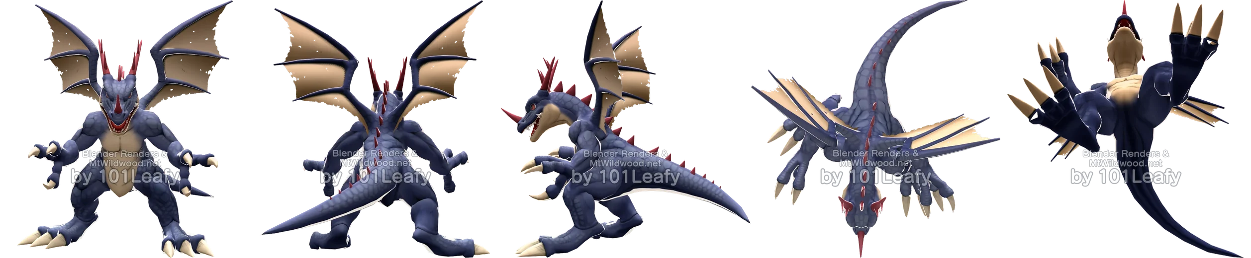 Coredramon (Blue) front