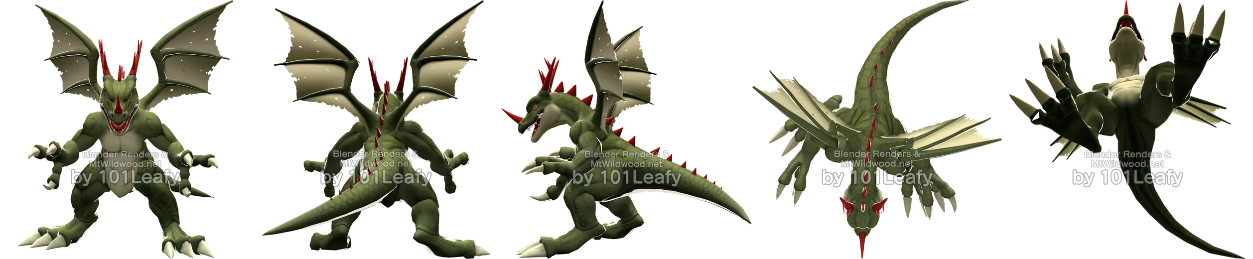 Coredramon (Green) front