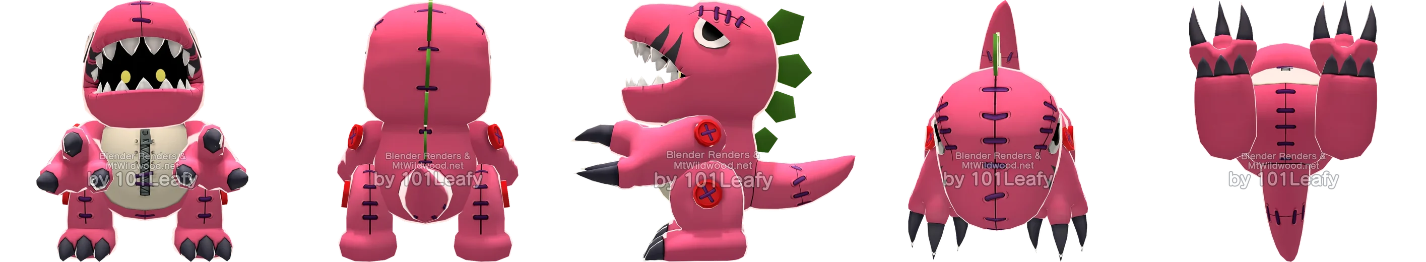 ExTyrannomon front