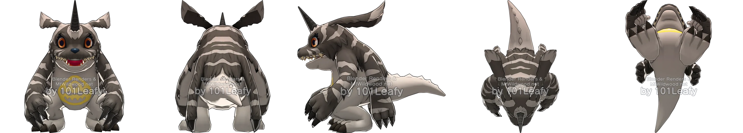 Gabumon (Black) front