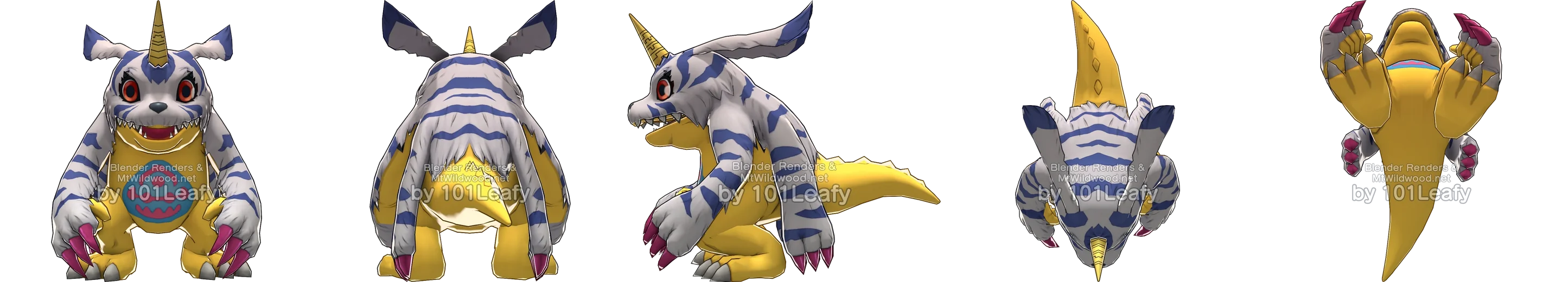 Gabumon front