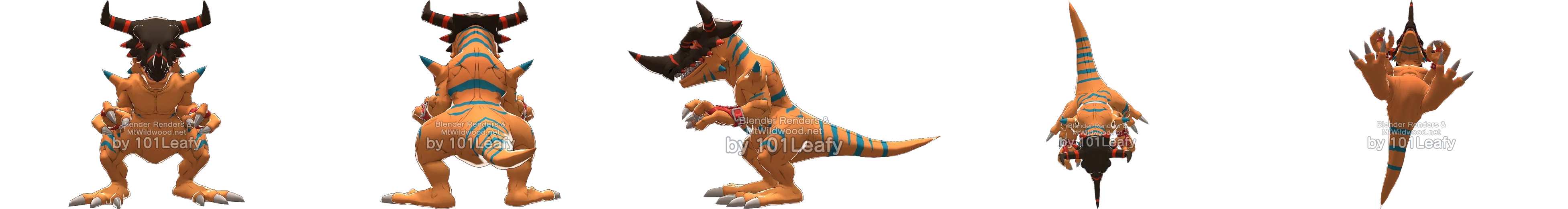 GeoGreymon front