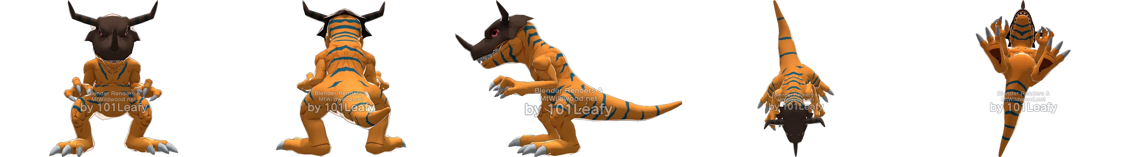 Greymon front