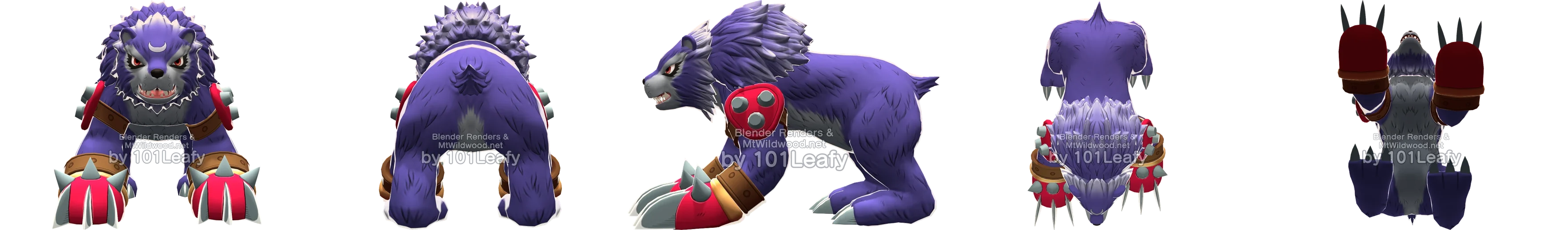 Grizzlymon front