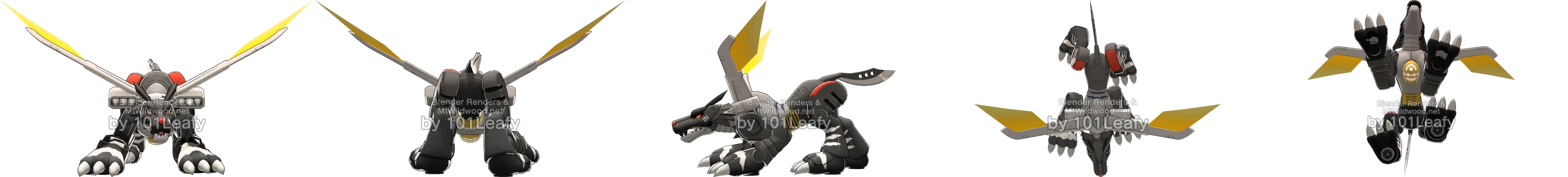 MetalGarurumon (Black) front