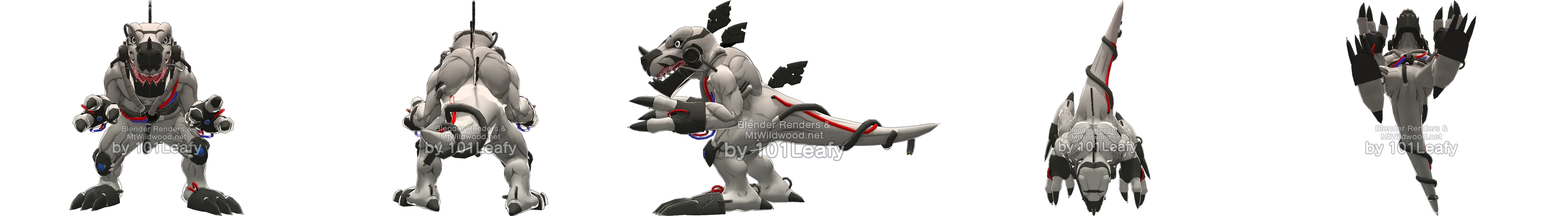 MetalTyrannomon front