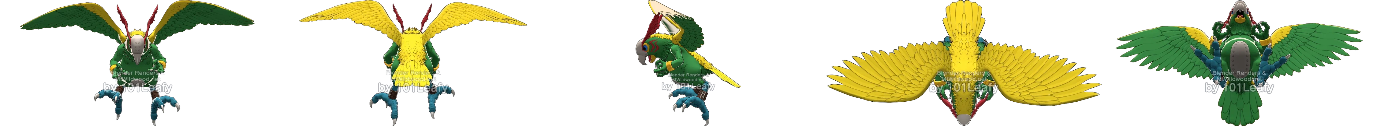 Parrotmon (Crest) front