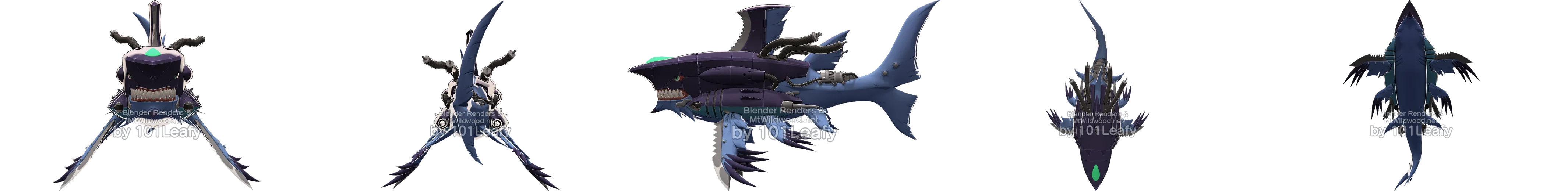 Sharkmon front