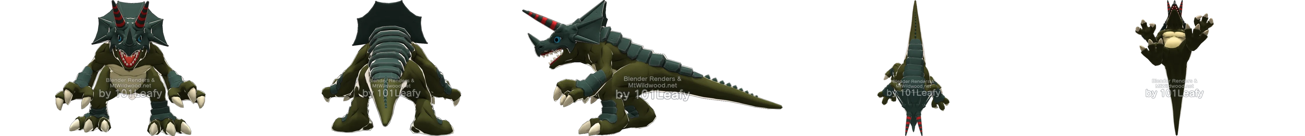 Triceramon front