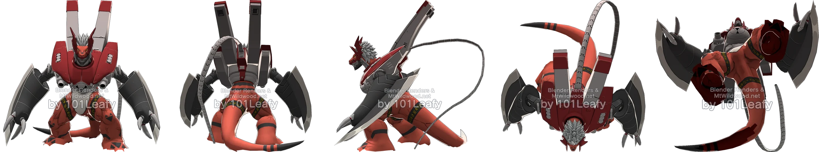 WarGrowlmon front