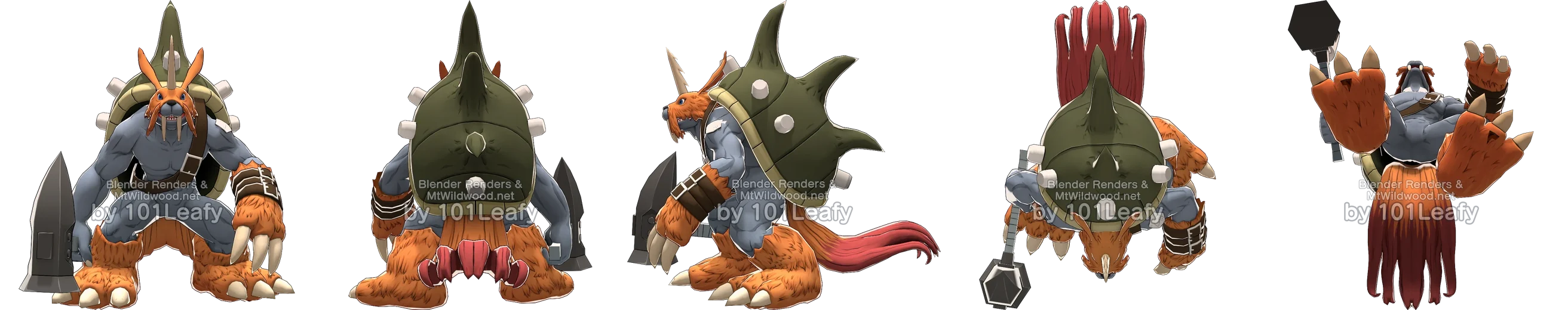 Zudomon front